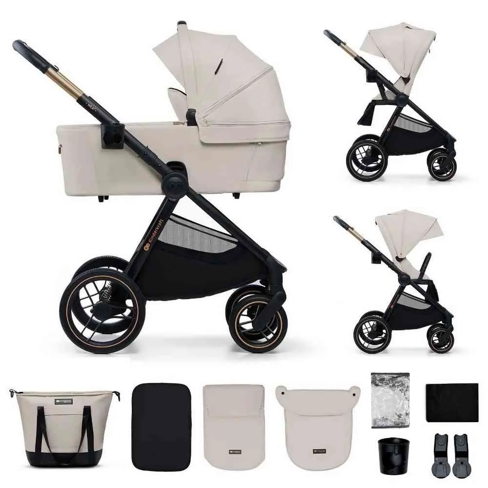 KINDERKRAFT KOLICA ZA BEBE SET 2U1 NEA 2 SOFT BEIGE 