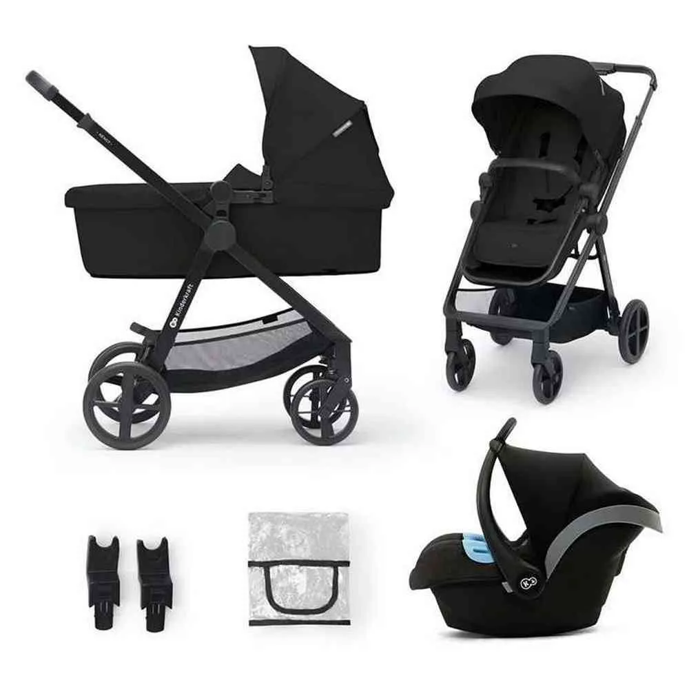 KINDERKRAFT KOLICA 3U1 NEWLY MINK PRO CLASSIC BLACK 