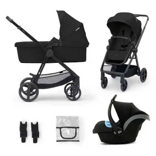 KINDERKRAFT KOLICA 3U1 NEWLY MINK PRO CLASSIC BLACK 