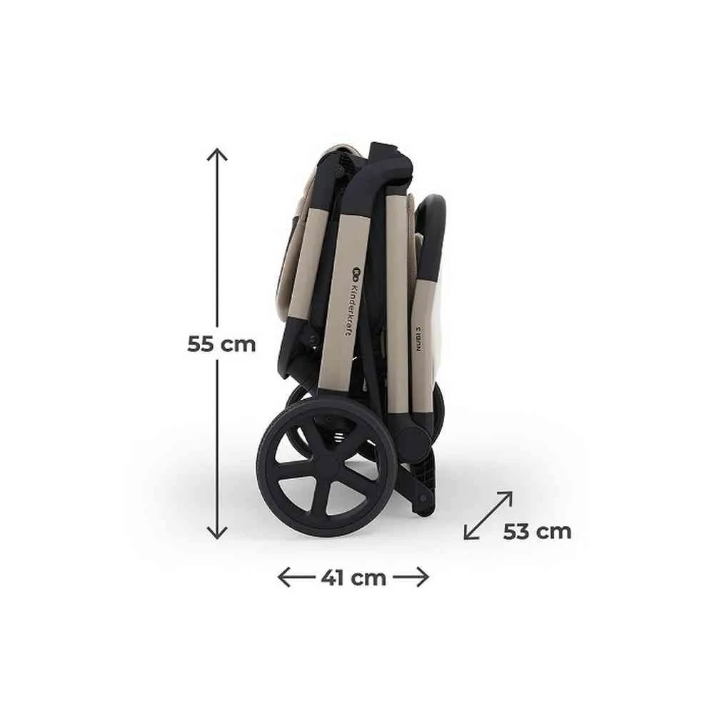 KINDERKRAFT KOLICA NUBI 3 SAND BEIGE 