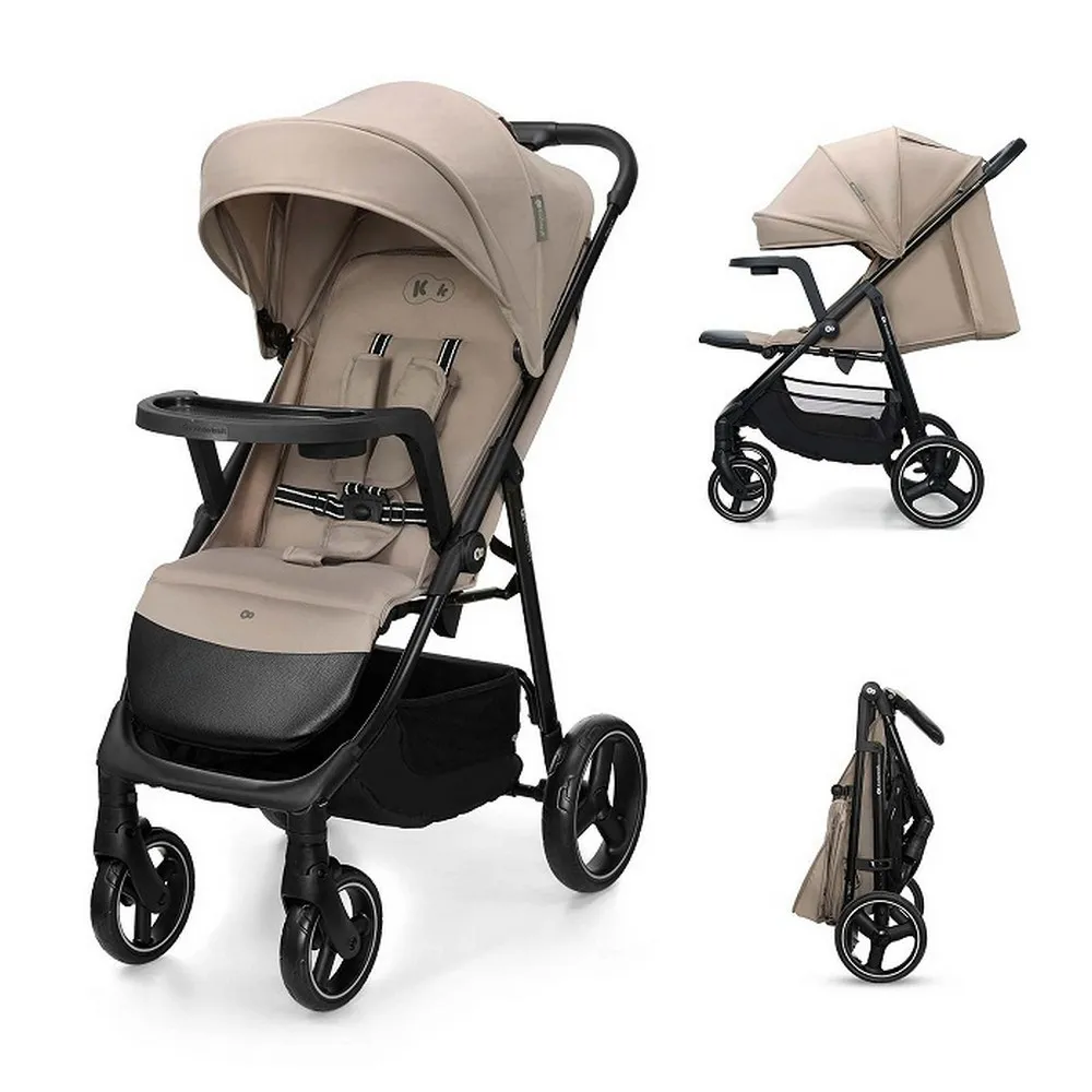 KINDERKRAFT KOLICA ZA BEBE SA TACNOM TRIG 3 BEIGE 