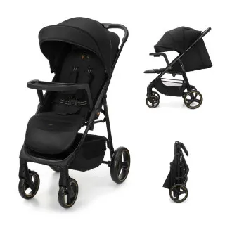 KINDERKRAFT KOLICA ZA BEBE SA TACNOM TRIG 3 BLACK 