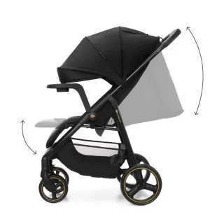 KINDERKRAFT KOLICA ZA BEBE SA TACNOM TRIG 3 BLACK 