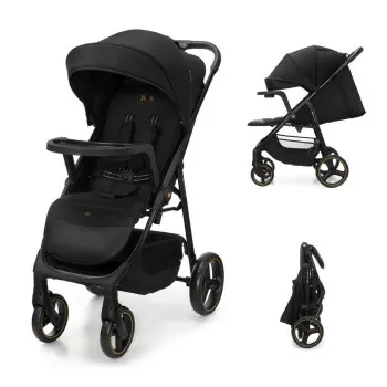 KINDERKRAFT KOLICA ZA BEBE SA TACNOM TRIG 3 BLACK 