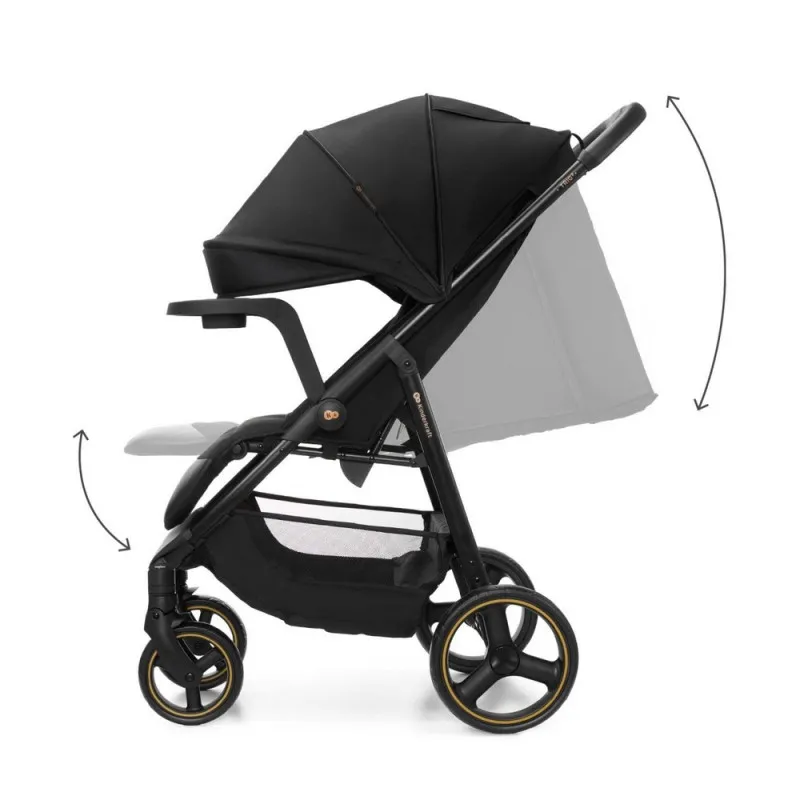 KINDERKRAFT KOLICA ZA BEBE SA TACNOM TRIG 3 BLACK 