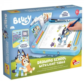 BLUEY ŠKOLA CRTANJA SA SVETLEĆIM STOLOM 