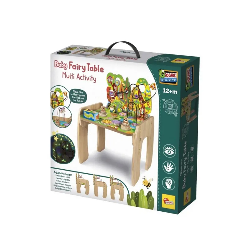 MONTESSORI DRVENI STO ZA BEBE VILINSKE AKTIVNOSTI 