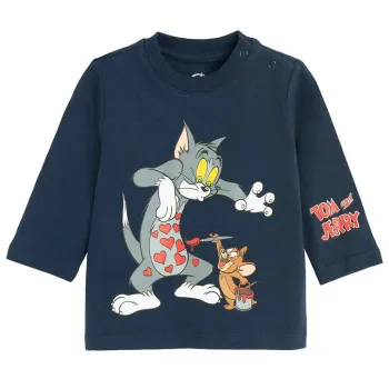 COOL CLUB TOM AND JERRY MAJICA DUG RUKAV NAVY BLUE 