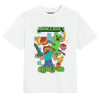 COOL CLUB MINECRAFT MAJICA KRATAK RUKAV WHITE