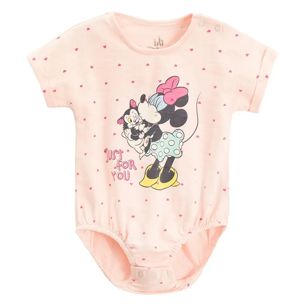 COOL CLUB MINNIE MOUSE BODI KRATAK RUKAV LIGHT PINK 