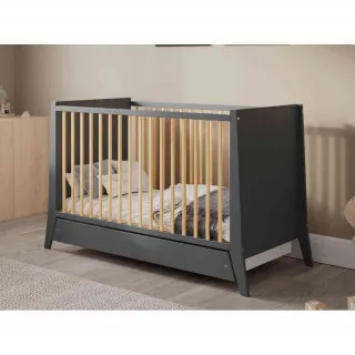 LETTINO COSMO KREVETAC 120X60 ANTRACIT PINE + FIOKA 