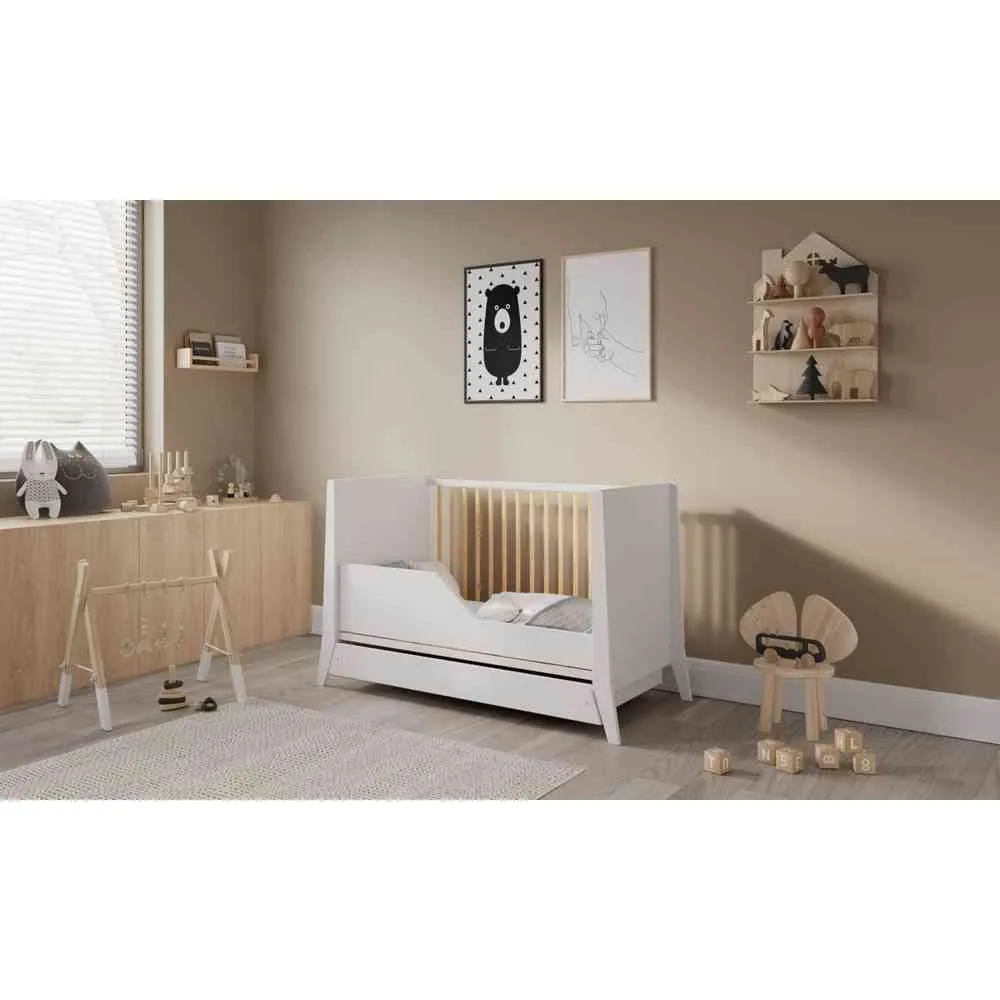 LETTINO COSMO KREVETAC 120X60 WHITE PINE + FIOKA 
