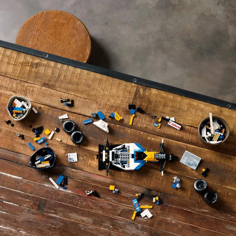 LEGO ICONS WILLIAMS RACING FW14B AND NIGEL MANSELL