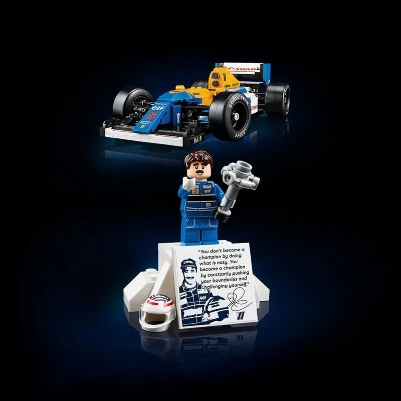 LEGO ICONS WILLIAMS RACING FW14B AND NIGEL MANSELL