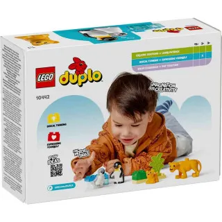 LEGO DUPLO TOWN WILD ANIMAL FAMILIES PENGUINS AND LIONS