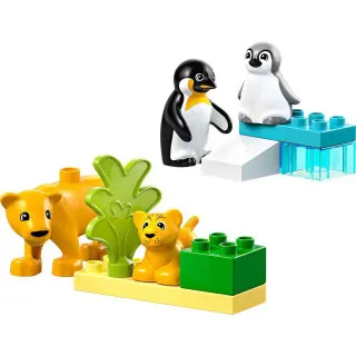 LEGO DUPLO TOWN WILD ANIMAL FAMILIES PENGUINS AND LIONS