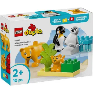 LEGO DUPLO TOWN WILD ANIMAL FAMILIES PENGUINS AND LIONS