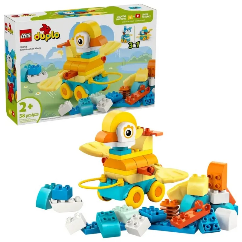LEGO DUPLO TOWN 3IN1 ANIMALS ON WHEELS
