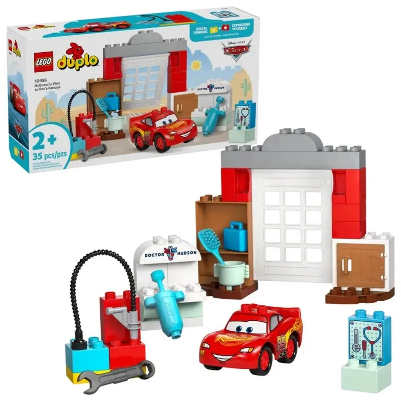 LEGO DUPLO DISNEY TM MCQUEENS VISIT TO DOCS GARAGE