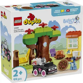 LEGO DUPLO BLUEY PIZZA GIRLS WITH MUFFIN AND 