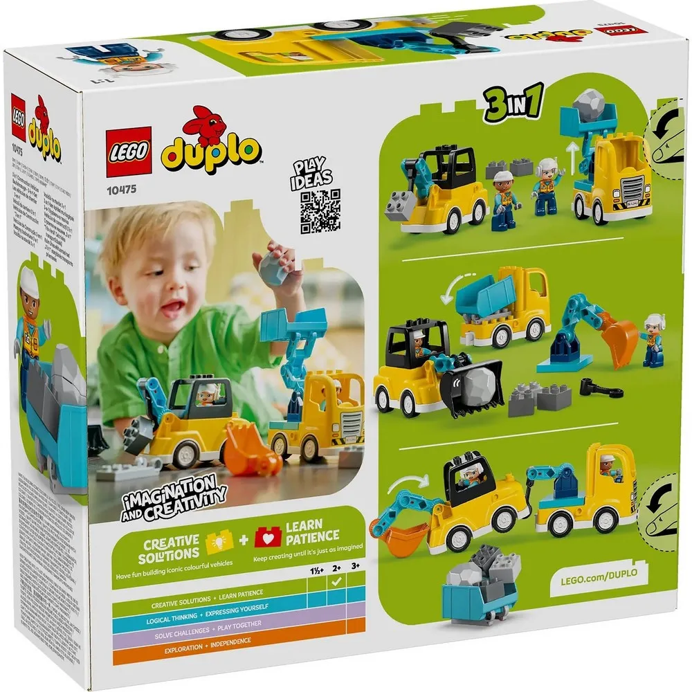 LEGO DUPLO 3 IN 1 CONSTRUCTION VEHICLES 