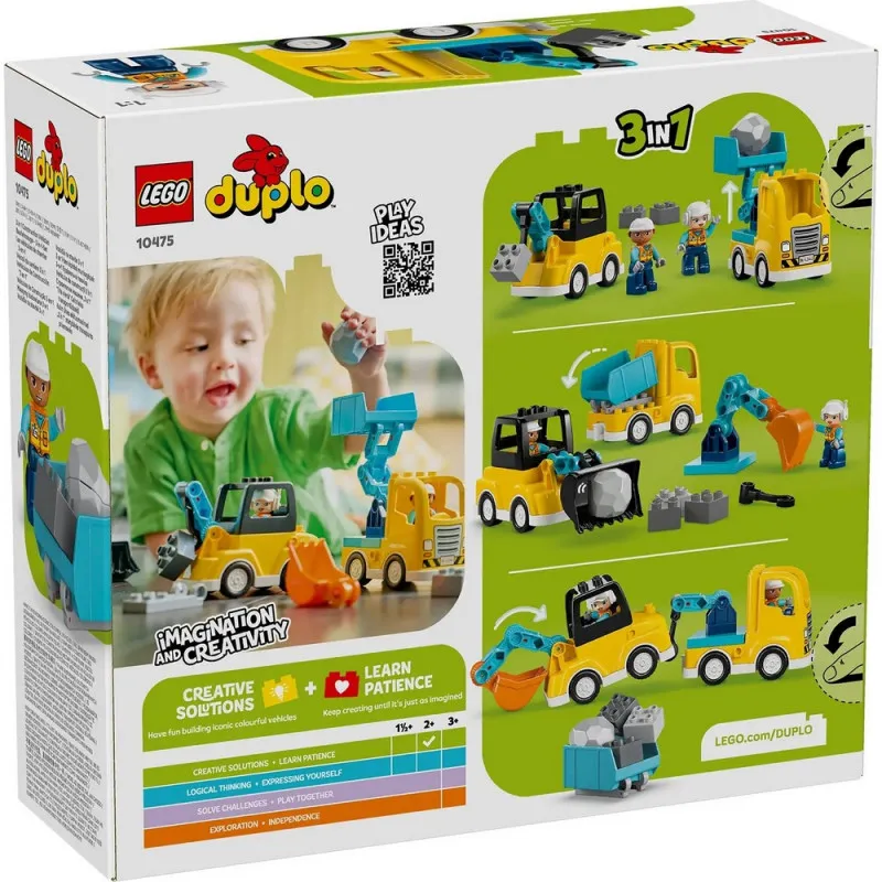 LEGO DUPLO 3 IN 1 CONSTRUCTION VEHICLES 