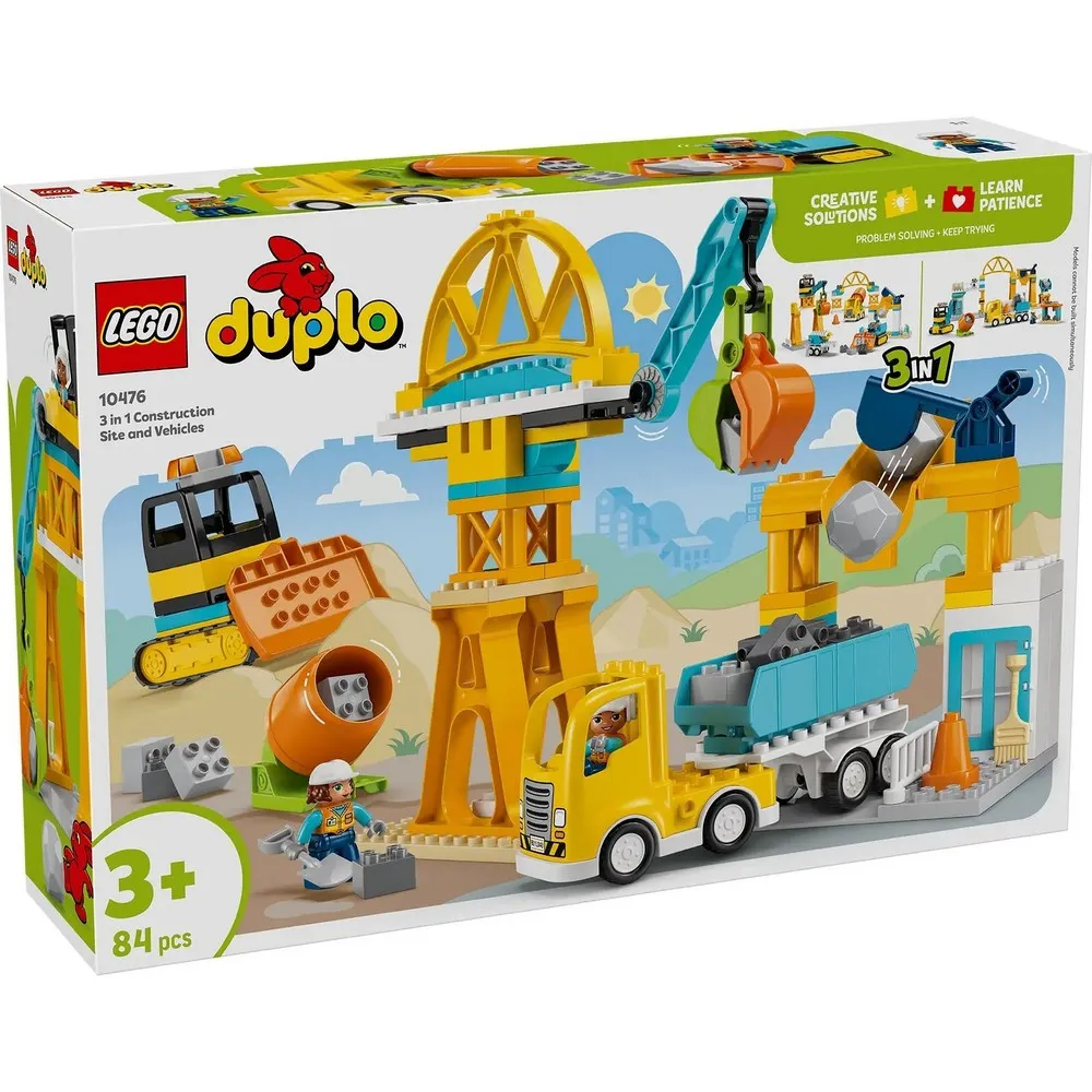 LEGO DUPLO TOWN 3 IN 1 CONSTRUCTION SITE 