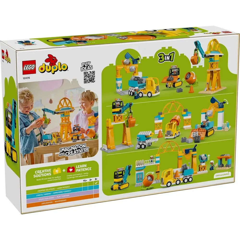 LEGO DUPLO TOWN 3 IN 1 CONSTRUCTION SITE 