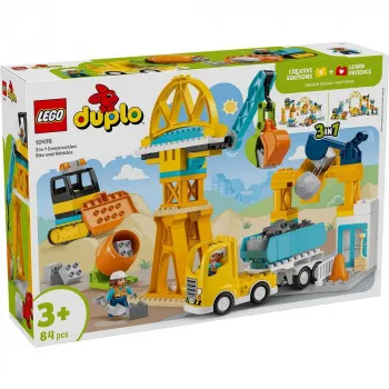 LEGO DUPLO TOWN 3 IN 1 CONSTRUCTION SITE 