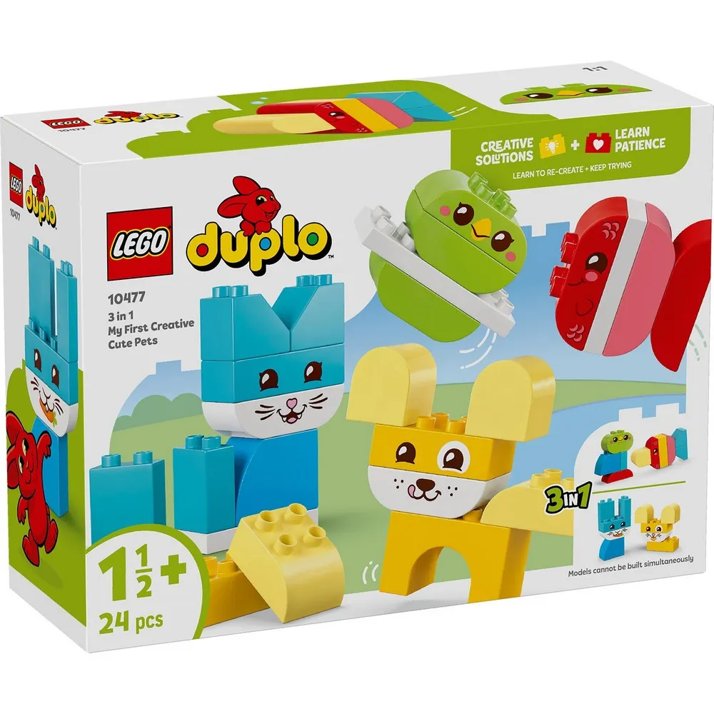 LEGO DUPLO 3 IN 1 CREATIVE CUTE PETS 