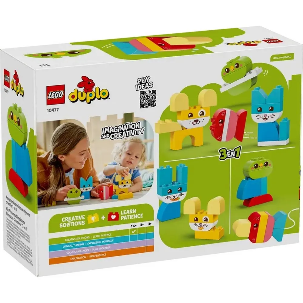 LEGO DUPLO 3 IN 1 CREATIVE CUTE PETS 