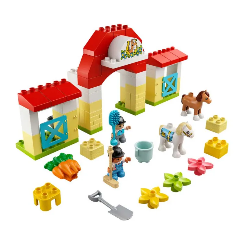 LEGO DUPLO TOWN HORSE STABLE AND PONY CARE