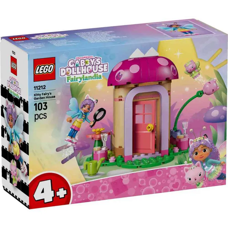 LEGO GABBYS DOLLHOUSE KITTY FAIRYS GARDEN HOUSE 