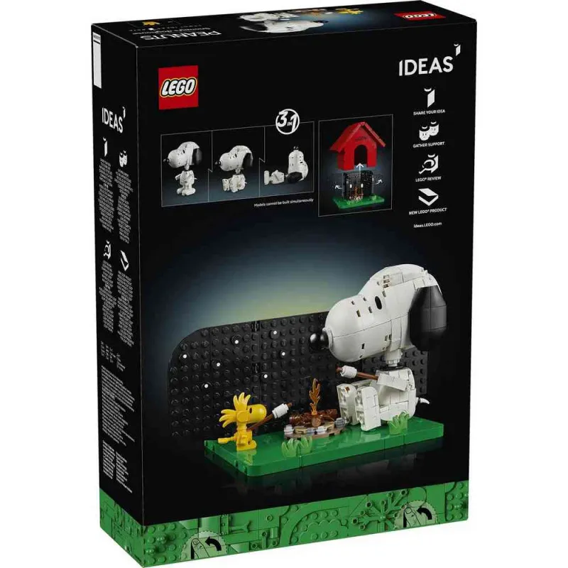 LEGO IDEAS PEANUTS SNOOPYS DOGHOUSE 