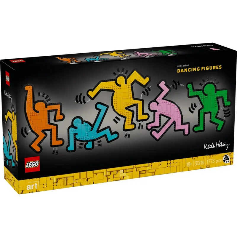 LEGO ART KEITH HARING – DANCING FIGURES 