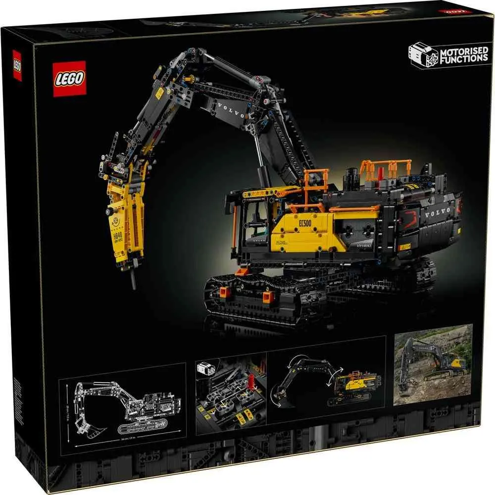 LEGO VOLVO EC500 HYBRID EXCAVATOR TECHNIC 42215 VOLVO EC500 HYBRID EXCAVATOR