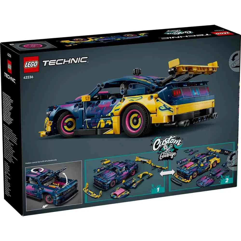 LEGO TECHNIC CUSTOM GARAGE FORD MUSTANG 