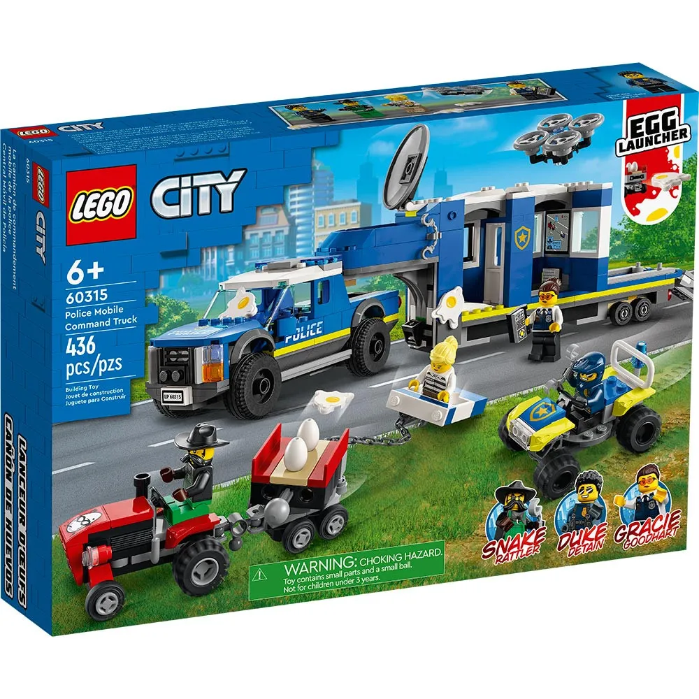 LEGO CITY POLICE MOBILE COMMAND TRUCK