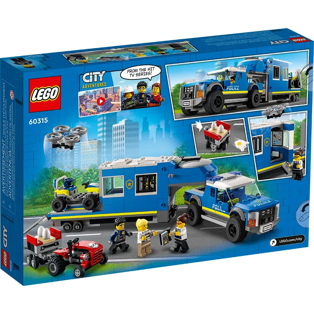 LEGO CITY POLICE MOBILE COMMAND TRUCK