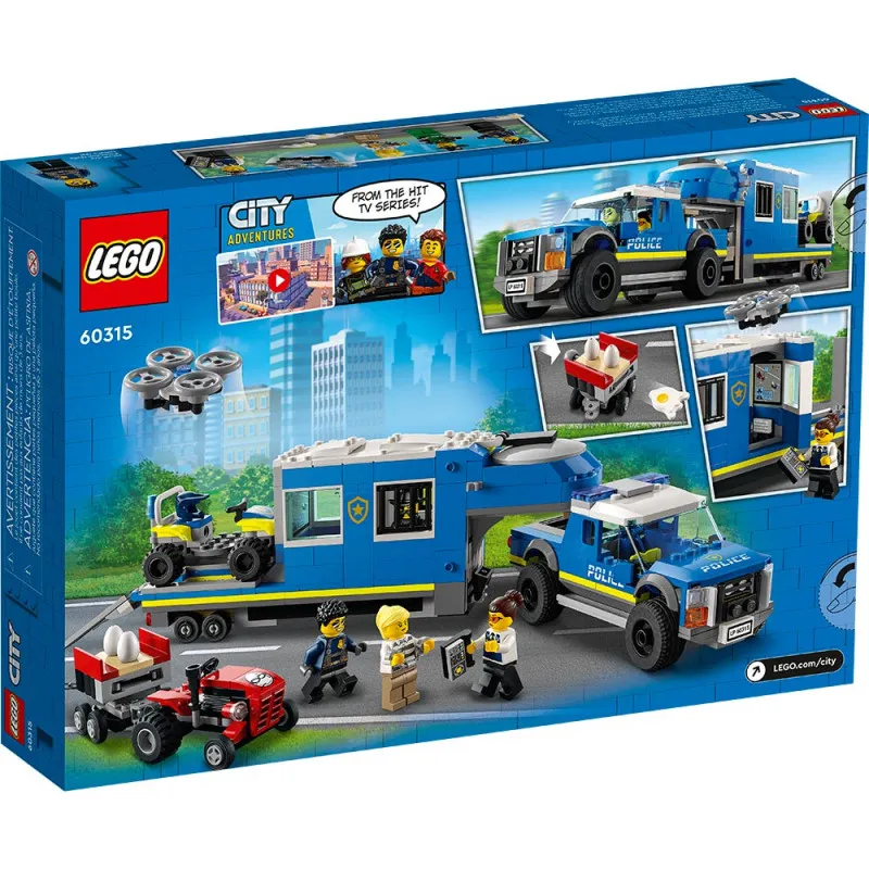 LEGO CITY POLICE MOBILE COMMAND TRUCK