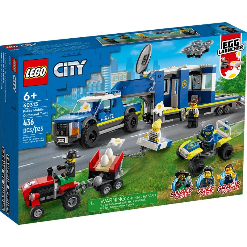 LEGO CITY POLICE MOBILE COMMAND TRUCK