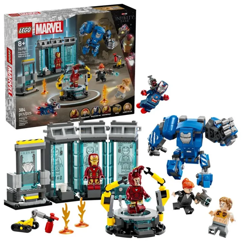 LEGO Iron Man's Laboratory: Hall..