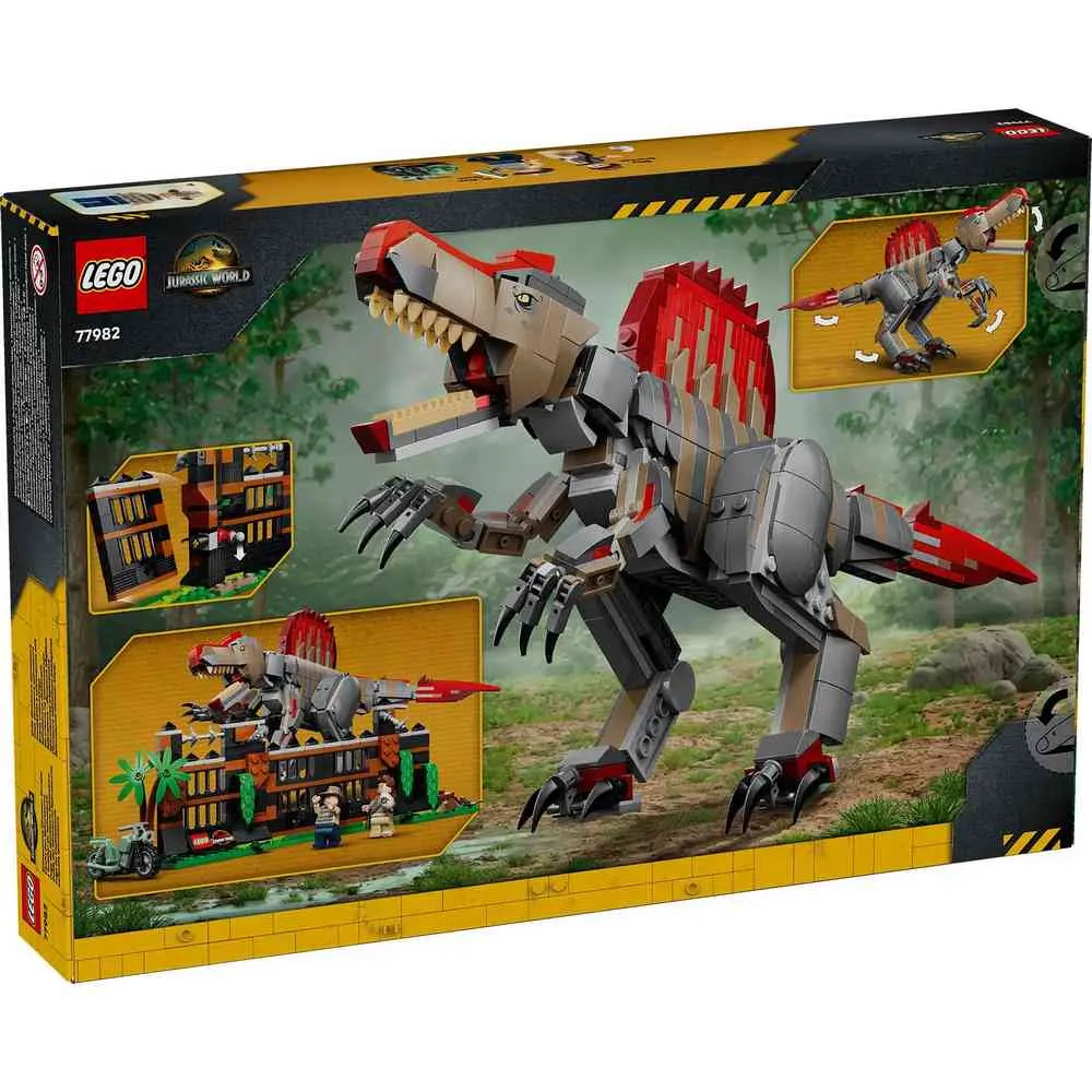 LEGO JURASSIC WORLD SPINOSAURUS DINOSAUR ESCAPE 