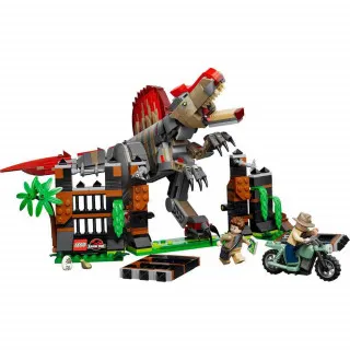 LEGO JURASSIC WORLD SPINOSAURUS DINOSAUR ESCAPE 