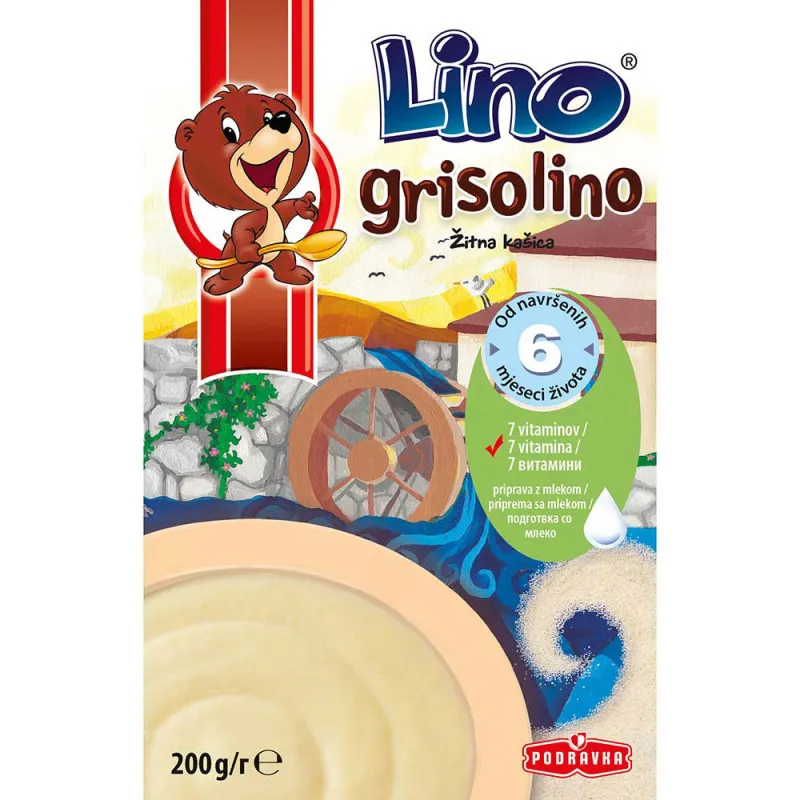 PODRAVKA LINO GRISOLINO 200G