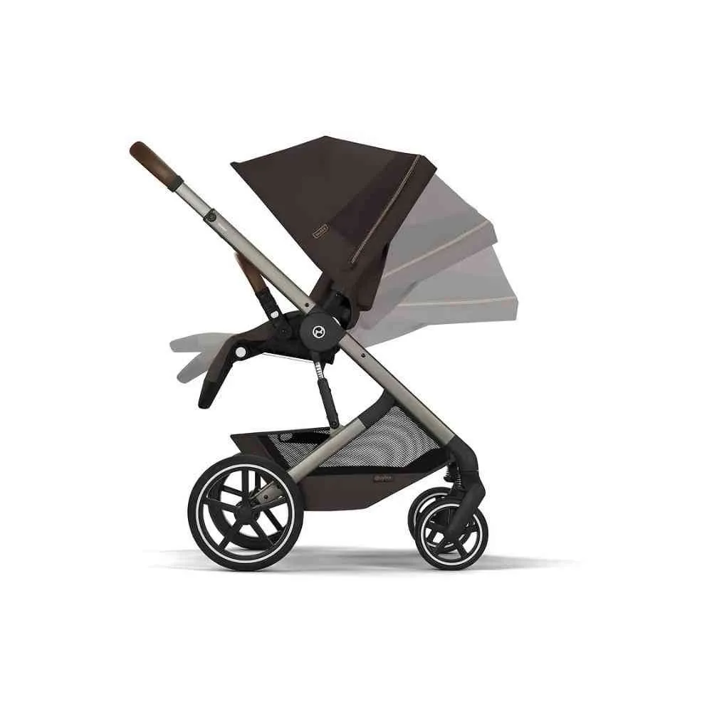 CYBEX KOLICA TRIO SISTEM BALIOS S LUX TAUPE RAM CHOCOLATE BROWN 