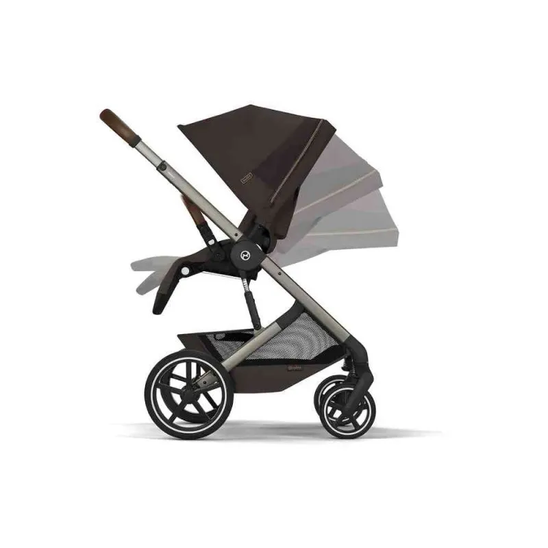 CYBEX KOLICA TRIO SISTEM BALIOS S LUX TAUPE RAM CHOCOLATE BROWN 