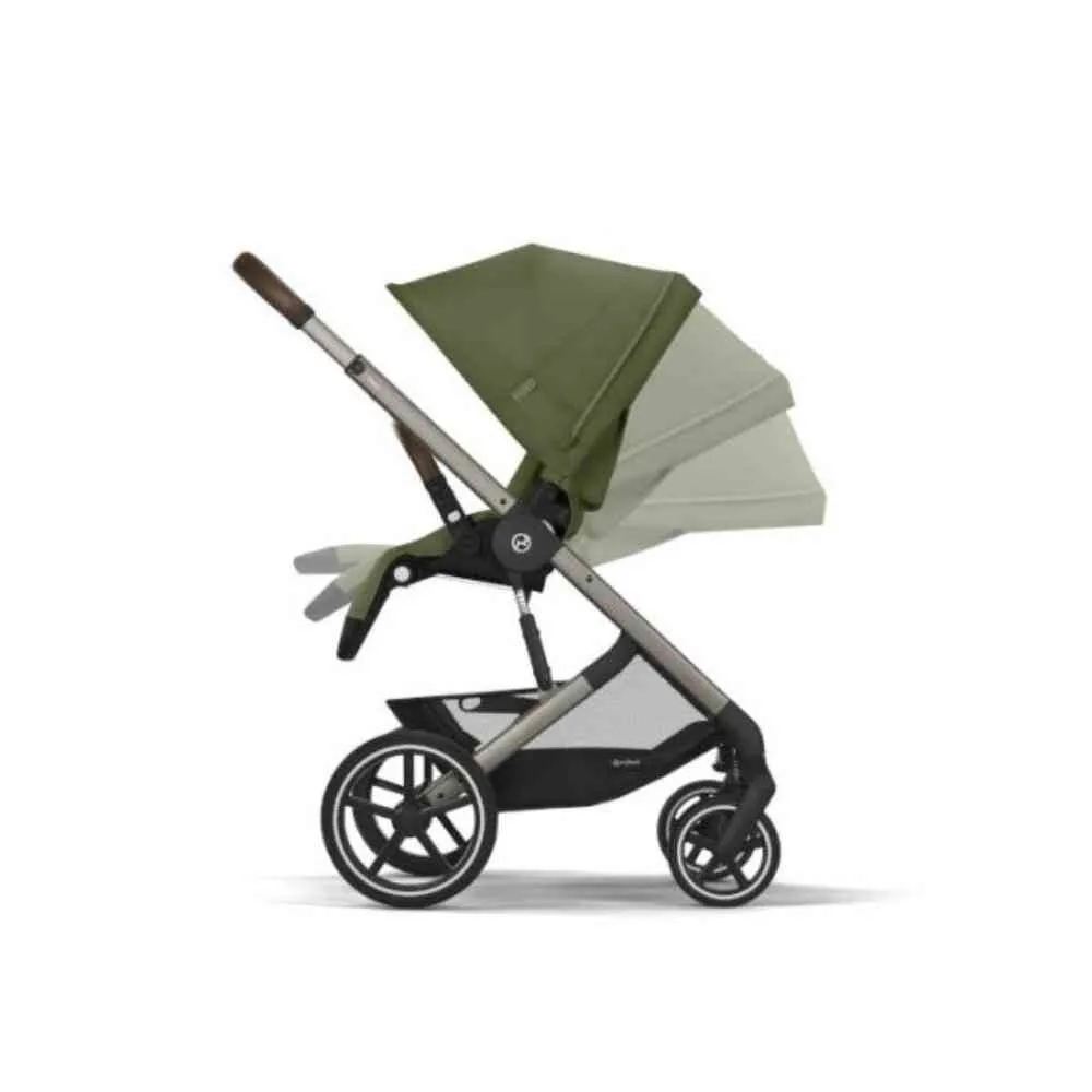 CYBEX KOLICA TRIO SISTEM BALIOS S LUX TAUPE RAM MOSS GREEN 