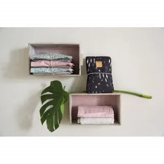 LASSIG TORBA SA PODLOGOM ZA PRESVLACENJE FLORAL MINT