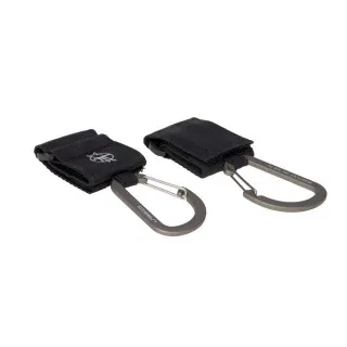 LASSIG KOPCA ZA TORBU I KOLICA BLACK 2 KOM 